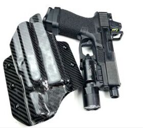 first look at falcos real carbon fiber holsters
