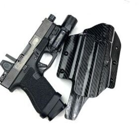 first look at falcos real carbon fiber holsters