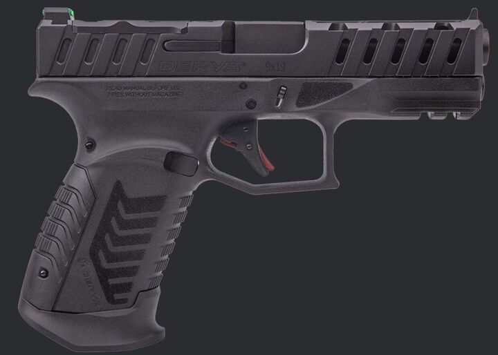 new derya dy9 island pistol with ported island barrel and rmr cut