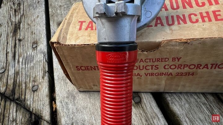 the rimfire report scientific products targ a launch, Note The handle mentions Hunt Wilde Corporation On their website it says The Vinyl Grip Division was sold in 2006 Which may mean they just made the grips rather than anything else on this device