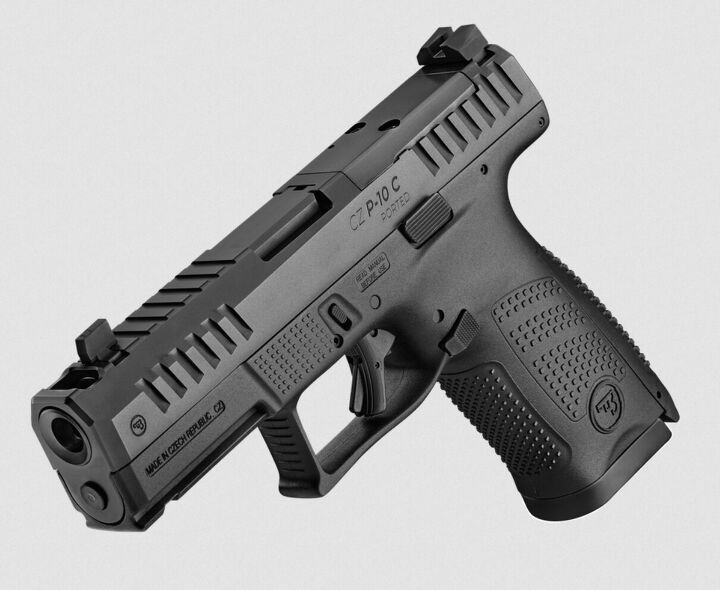 the new cz p 10 c ported taking aim at muzzle rise