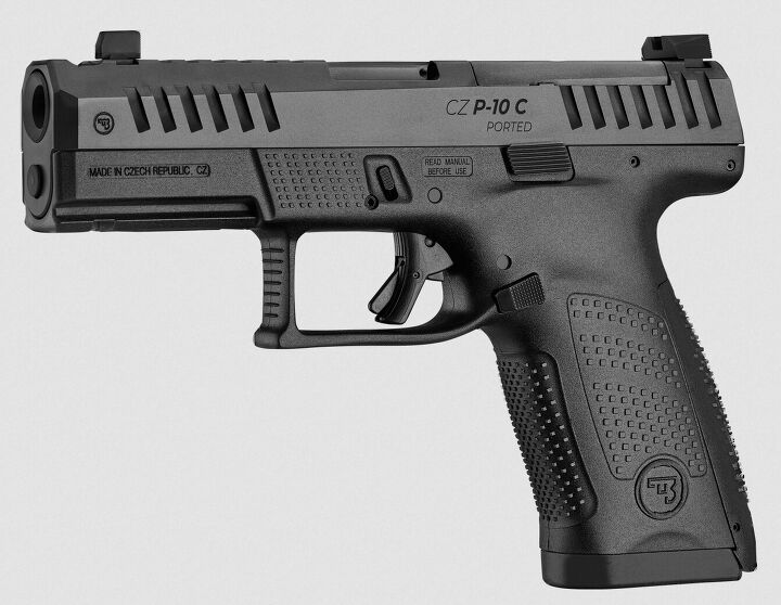 the new cz p 10 c ported taking aim at muzzle rise