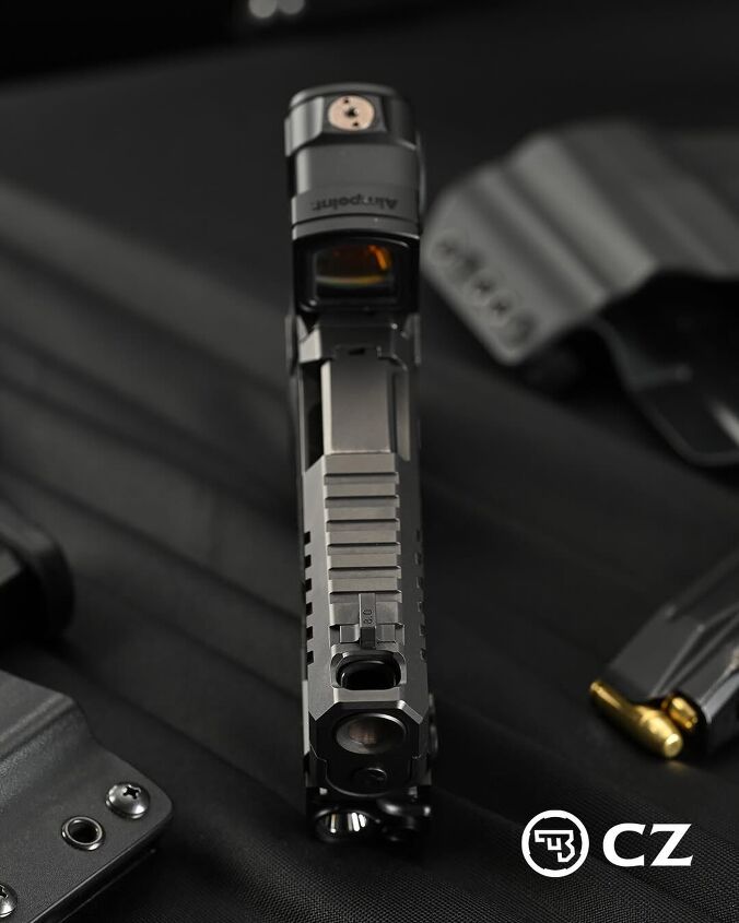 the new cz p 10 c ported taking aim at muzzle rise