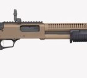 mossberg expands 590r line with new finishes and features, Model 50758 priced at 1 141