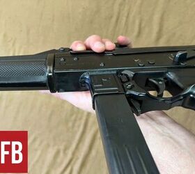 yugoslavias compact 9mm submachine gun the zastava master flg, Magwell attachment dual magazine release button and paddle By Lynndon Schooler