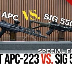 SIG 550 vs. B&T APC-223: $$$ Swiss Rifle Showdown