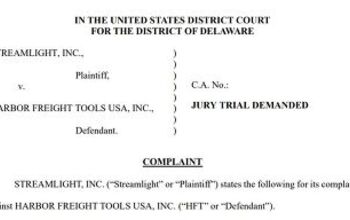 Streamlight Sues Harbor Freight Over Weapon Lights