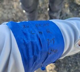 Target data for a stage on the “poor man’s arm board”