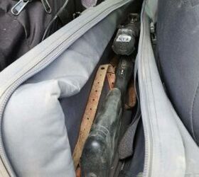 Rifle stowed, ready to head home