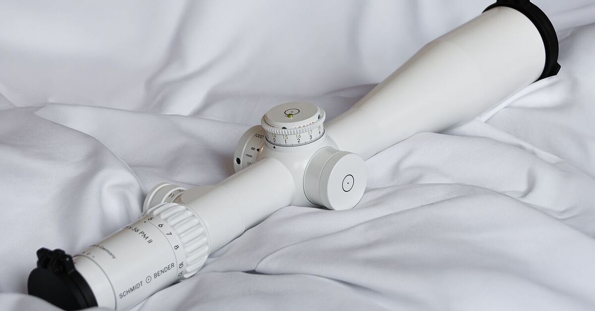 The Limited Edition Schmidt & Bender 5-25x56 PM II in White ...