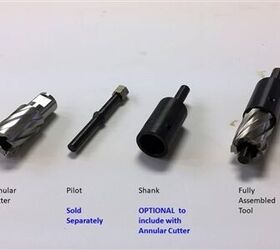 silencer saturday 389 can you thread your own barrel, Annular cutter and pilot sold by Carolina Shooters Supply