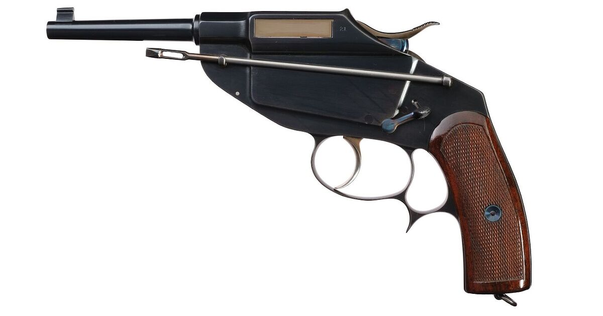 POTD: Deutsche Schlegelmilch-Repetierpistole im Prototyp