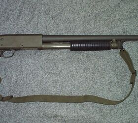 fudd friday ithaca is america s old school pump gun manufacturer, In riot gun configuration the Ithaca 37 usually had a full stock not a pistol grip The cross bolt safety meant the tang safety did not interfere with a pistol grip