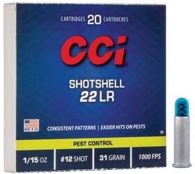 CCI Rimfire Shotshell 22LR Ammunition