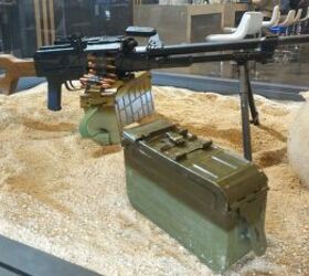 idef 2025 tisas begins production of pkm machine gun in turkey, Two ammo boxes for PKM the one on the side looks like the original Soviet one