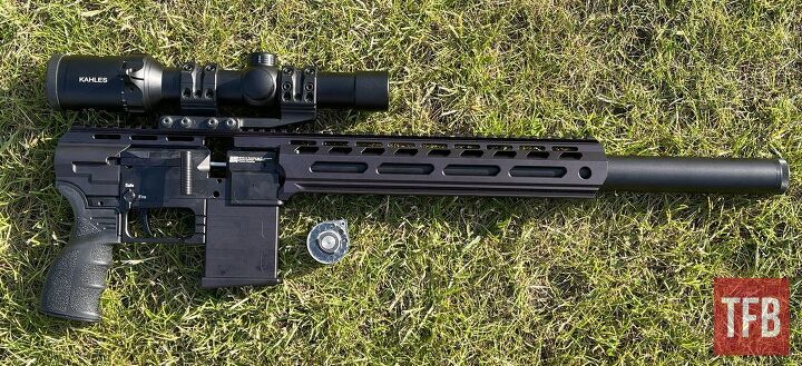 The Kahles K18i-2 on an air rifle? Yes, it worked really well and enhanced the shooting experience. The FX Airgun DRS Tactical (without stock) isn’t cheap, but the Kahles more than tripled the value of this system.