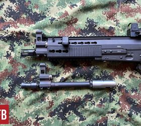 tfb exclusive zastava m19 and m20 serbias new assault rifles, M20 handguard and charging handle the handle can be oriented up or down as well as on either side of the weapon By Lynndon Schooler