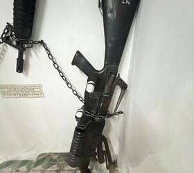 the xm148 americas early under barrel grenade launchers in vietnam, Captured M203 located at the Ho Chi Minh Trail museum in Da Nang By Lynndon Schooler