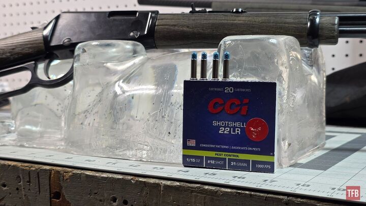 The Rimfire Report: CCI 22 Shot Shell In Clear Ballistics Gel