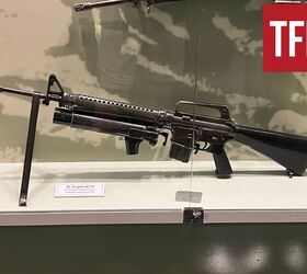 china lake the secret grenade launcher of the vietnam war, XM148 grenade launcher on an XM16E1 By Lynndon Schooler