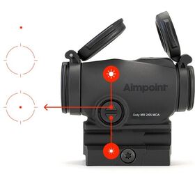 aimpoint releases duty rds mr with multi reticle system