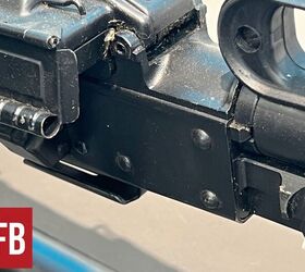 STrL-P receiver with no oval cut-outs. Also note two plastic inserts inside the carrying handles, most likely revealing that the system is still developing. By Lynndon Schooler.