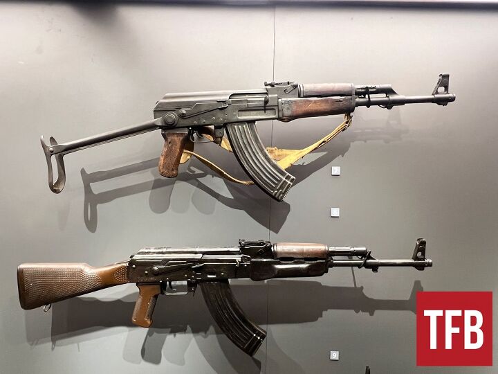 the kalashnikovs that armed vietnam, Soviet AKS type II and an East German MPi KM By Lynndon Schooler