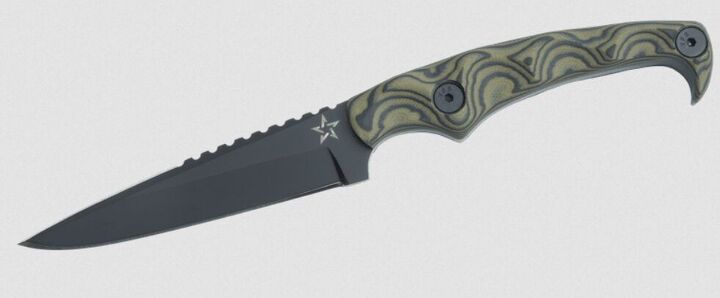 the staccato x stroup knives fixed blade mk2 knife