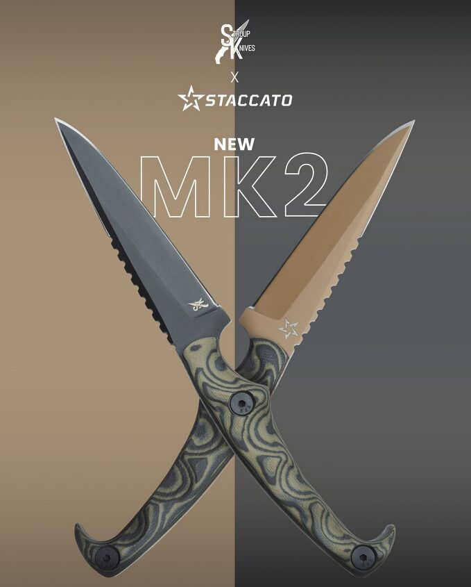 the staccato x stroup knives fixed blade mk2 knife