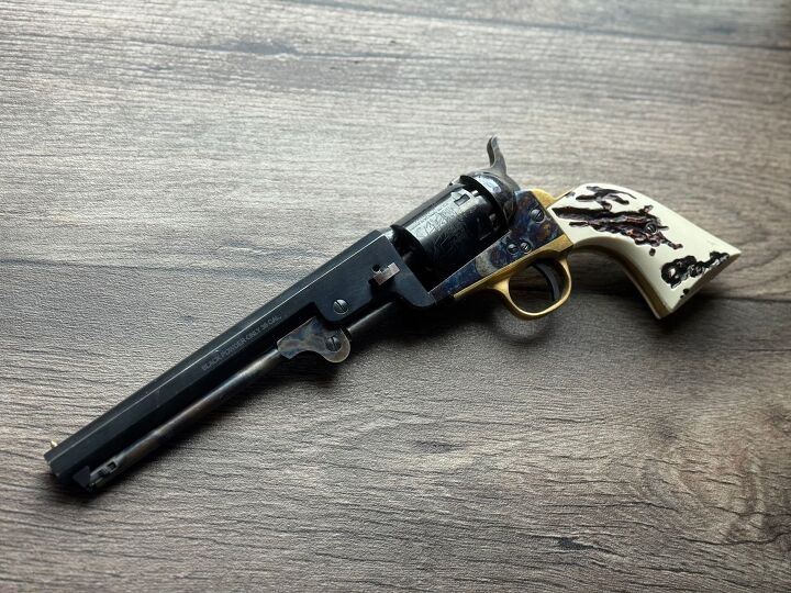 wheelgun wednesday booligan s muzzle loader modernized, The donor primitive firearm a Pietta 1851 Navy Colt cal 36 as purchased