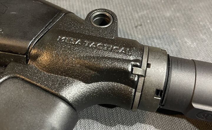 The adapter fully installed