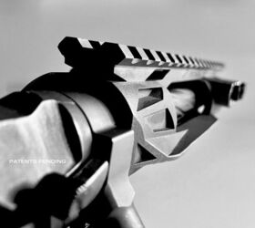 nor23 3d printing enabled natural bolt action evolution, Rear view of the Blade 6 Prototype highlighting the width of the blade