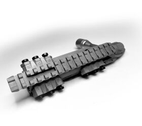 nor23 3d printing enabled natural bolt action evolution, Top view of the NOR23 Blade 7 receiver with the accessory interface offering the best return to zero and reliability