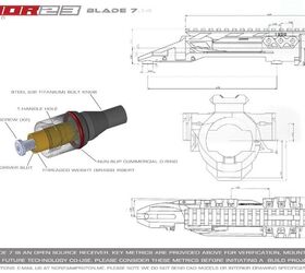 nor23 3d printing enabled natural bolt action evolution, Blade 7 design details and knob options