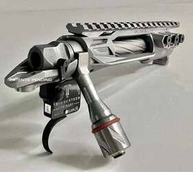 nor23 3d printing enabled natural bolt action evolution, Fully assembled action in NOR23 Blade 6 Prototype receiver with Triggertech trigger group