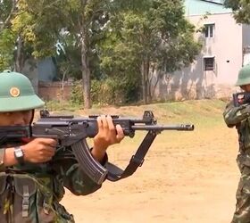 from kalashnikovs to stv 380 vietnams israel licensed service rifle, Vietnamese soldiers with the STV 380 Photo credit Unknown