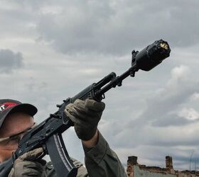 russian brt setkomet muzzle attached anti drone net launcher