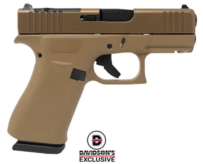 davidsons unveils exclusive coyote brown glock 43x mos