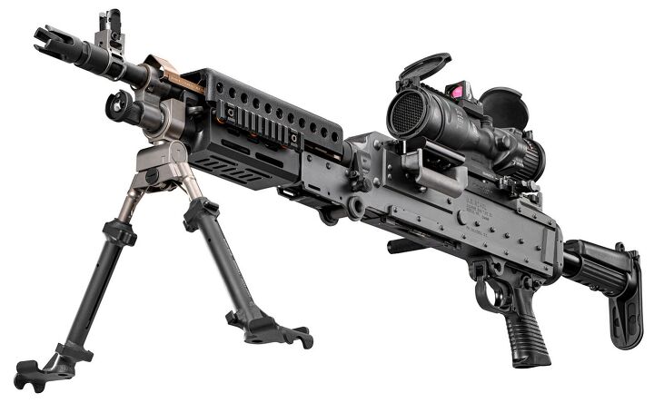 The FN M240 (also known as the FN MAG) medium machine gun in 7.62x51mm NATO.