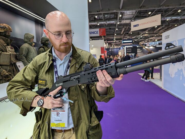 Dsei Terminator DSEI 2025: Counter Drone Shotguns | thefirearmblog.com