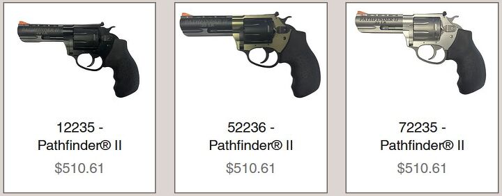 the new charter arms pathfinder ii 22lr 8 shot revolver