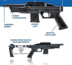 new rossi rs22 pistol in 22 lr with or without a brace you choose