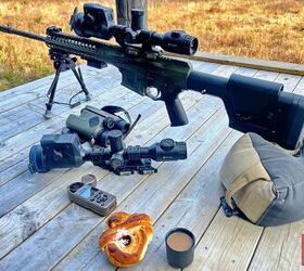 Zeroing a thermal can be a bit abstract, but most models provide a “one-shot-zeroing-process”. If you actually read the manual (I don’t, probably because I like shooting more) or check a video, it will save you time and ammunition. In this case, don’t be me.