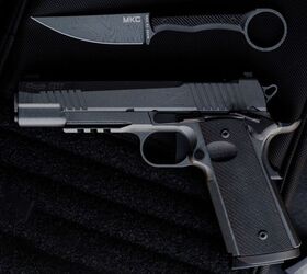 POTD: Damascus Cerakote SIG 1911X Pistol & Wargoat Knife