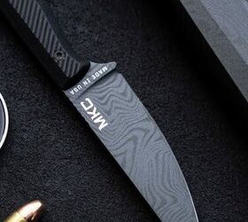 potd damascus cerakote sig 1911x pistol wargoat knife