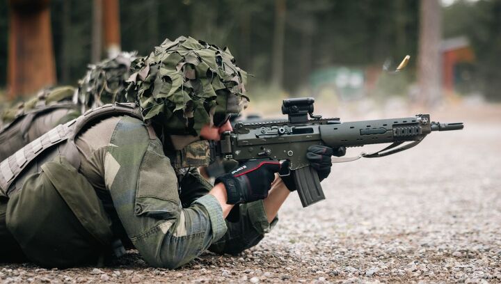 potd swedish sako trg m10 sniper rifle psg 23 ak5 m4 and m27 rwk