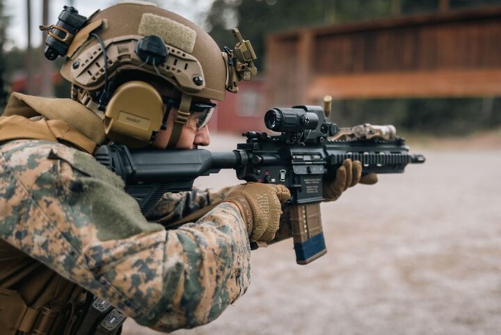 potd swedish sako trg m10 sniper rifle psg 23 ak5 m4 and m27 rwk