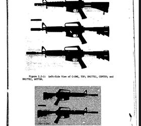 a carbine born of necessity the xm177, Shorty line up Photo credit dtic mil