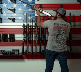 hold up displays unveils patriot wall modular american flag gun wall