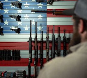 hold up displays unveils patriot wall modular american flag gun wall